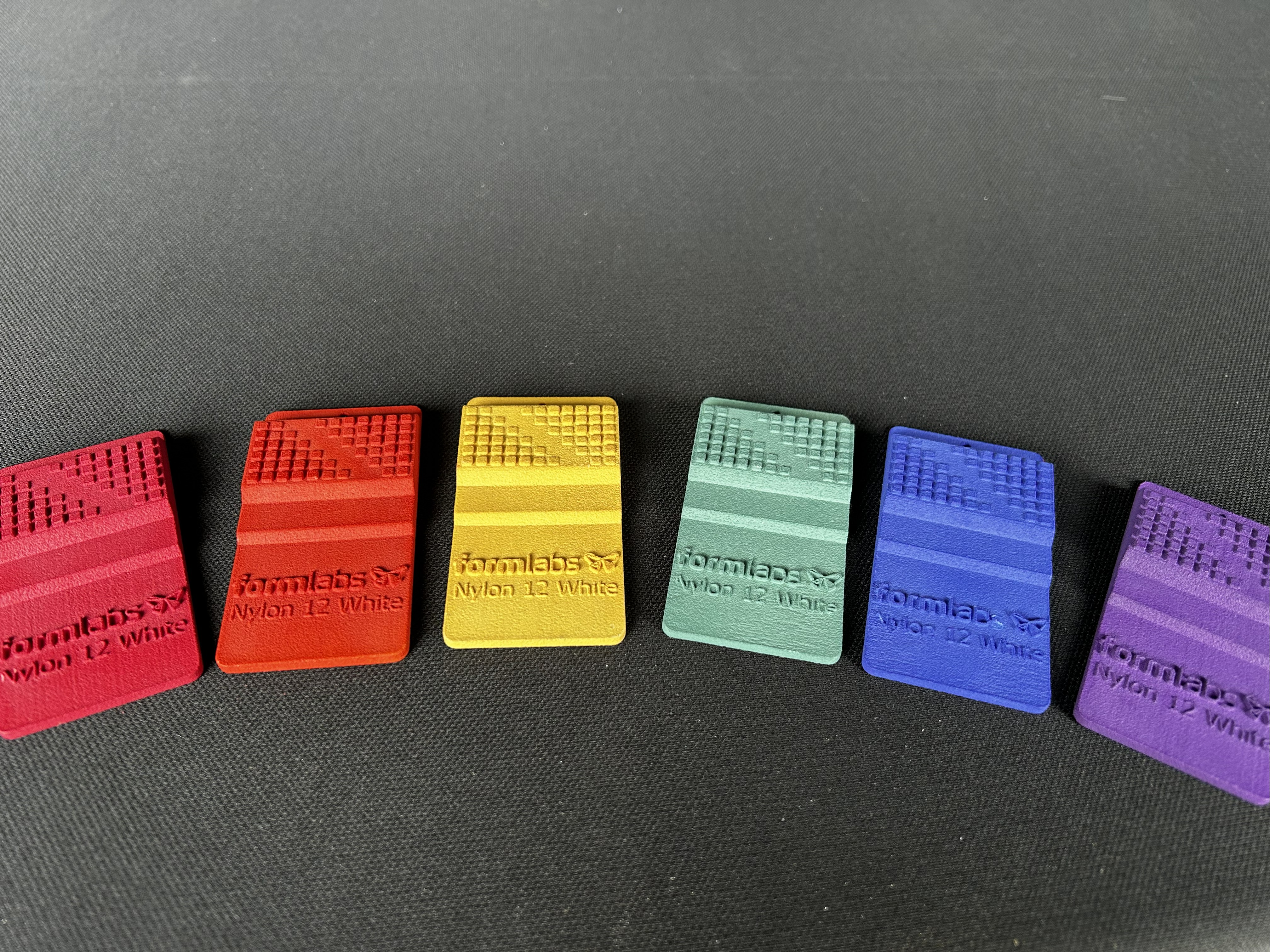 SLS dyed parts